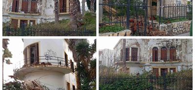 Το ερείπιο της θρυλικής οικίας Μπρουνέττι (πρώην 80 ΑΔΤΕ) καταρρέει επικίνδυνα (Γράφει η Ξανθίππη Αγρέλλη)      
