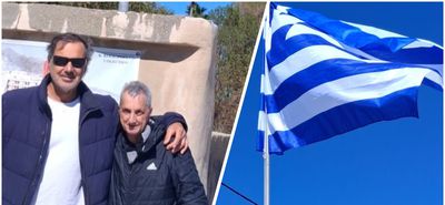 Αλλαγή της Ελληνικής σημαίας και σκέψεις για ανοιχτή έκθεση φωτογραφίας απο τον κ. Σ. Χατζηπέτρο