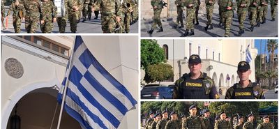 Έπαρση της σημαίας στο Διοικητήριο Κω