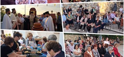 Με πολύ κόσμο ο εσπερινός της εορτής της Αγ. Υπομονής στην Μεσαριά