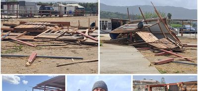 Μεγάλες καταστροφές από την κακοκαιρία στο “Ericas Horse Farm” στο Μαρμάρι