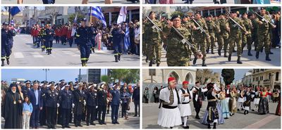 Η Κως τίμησε την 25η Μαρτίου - Πλήθος κόσμου παρακολούθησε την παρέλαση στην πόλη