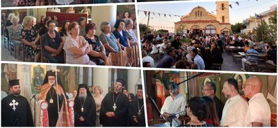 Πλήθος κόσμου στην γιορτή του Αρχαγγέλου Γαβριήλ στο Πλατάνι