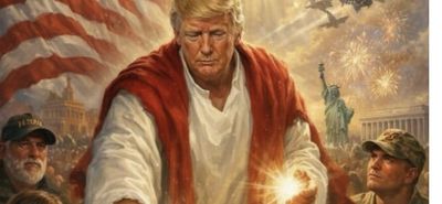 Aντιδράσεις προκάλεσε η ανάρτηση του Ντόναλντ Τραμπ ως Ιησούς 