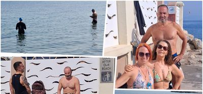 Στα παγωμένα νερά με χαμόγελο οι τολμηροί χειμερινοί κολυμβητές της Κω