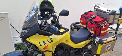 Ξανά στους δρόμους της Κω η μοτοσυκλέτα του ΕΚΑΒ