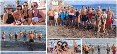 Πρωινό μπάνιο και κοπή πίτας για τους Χειμερινούς Κολυμβητές Κω