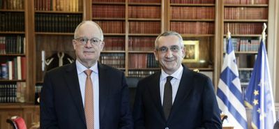 Συνάντηση με τον Περιφερειάρχη Νοτίου Αιγαίου και Πρόεδρο της Ένωσης Περιφερειών Ελλάδος Γιώργο Χατζημάρκο