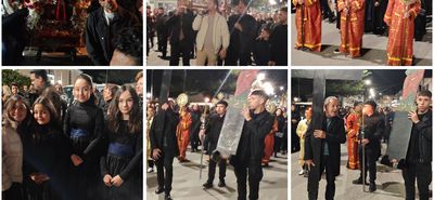 Με κατάνυξη η περιφορά του Επιταφίου στον Άγιο Γεώργιο Πυλίου