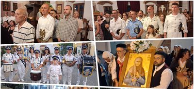 Λέρος: Με λαμπρότητα ο εσπερινός και η λιτάνευση της εικόνας της Οσίας Γαβριηλίας