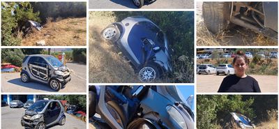 Πήγε να πάρει το αυτοκίνητό της από το πάρκινκ στη Ζιά και το βρήκε στον γκρεμό!