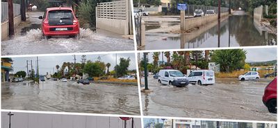 Προβλήματα στην Κω από την πρωινή βροχόπτωση