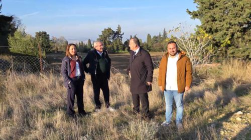 Tο οικόπεδο όπου έχει σχεδιαστεί να ανεγερθεί το νέο νοσοκομείο Κω επισκέφτηκαν οι Γ. Χατζημάρκος και Γ. Παππάς