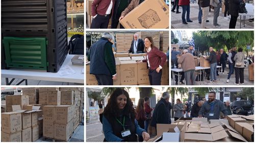 Παρουσία του Περ/ρχη Γ. Χατζημάρκου ξεκίνησε η διανομή οικιακών κομποστοποιητών στην Κω