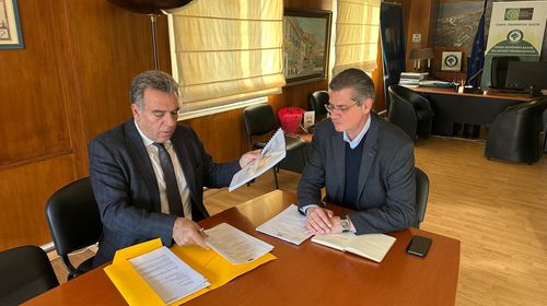 Συνάντηση του Μάνου Κόνσολα με τον Γ.Γ. Δασών για τα έργα αντιπυρικής και αντιπλημμυρικής προστασίας στα Δωδεκάνησα
