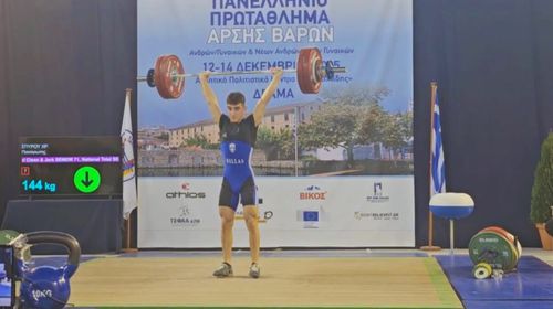 Σάρωσε τα μετάλλια και τα ρεκόρ ο Παναγιώτης Σπύρου στο Πανελλήνιο Πρωτάθλημα άρσης βαρών