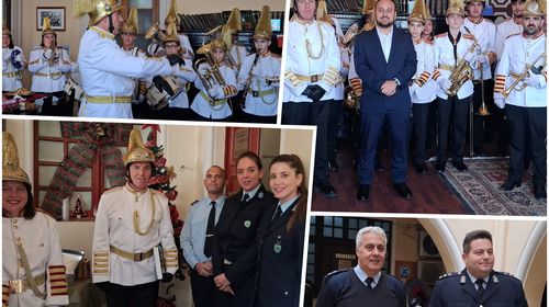 Χριστουγεννιάτικα κάλαντα στο Επαρχείο και στην Αστυνομική Δ/νση Κω