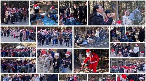 Με μουσική, τραγούδι, παιχνίδι και χορό η Χριστουγεννιάτικη γιορτή του 6ου νηπιαγωγείου Κω στο δάσος Τσουκαλαριά