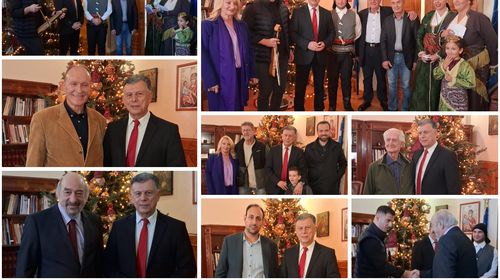 Κάλαντα και ευχές στο γραφείο του Δημάρχου Κω για τα Χριστούγεννα