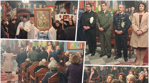 Με μεγαλοπρέπεια ο Αρχιερατικός Εσπερινός στον Ι.Ν. Ευαγγελίστριας Ασφενδιού