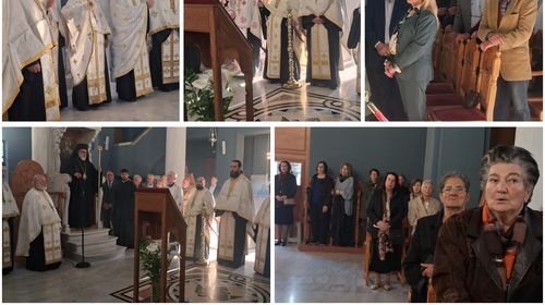 Με λαμπρότητα ο εσπερινός της εορτής του Αγίου Αποστόλου Ναθαναήλ χοροστατούντος του Μητροπολίτη που άγει τα ονομαστήριά του