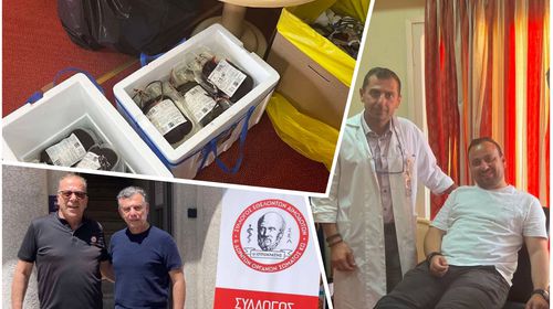Εθελοντική αιμοδοσία στα γραφεία του Σ/γου Ποντίων Κω