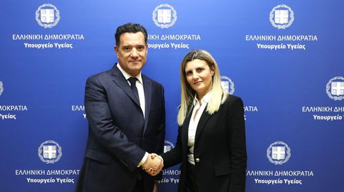 Τον Υπ. Υγείας A. Γεωργιάδη επισκέφτηκε η Πρόεδρος του Ιατρικού Σ/γου Κω Κ. Γαβαλά