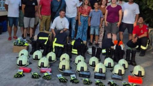 Επίσκεψη Εθελοντών Πυροσβεστών από το Aschheim Γερμανίας στη Λέρο – Σημαντική δωρεά εξοπλισμού