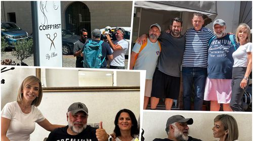 Στο κομμωτήριο Coiff1rst της Ελένης Παπαποστόλου ο Γρηγόρης Αρναούτογλου