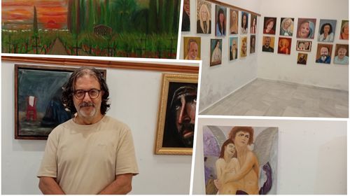 Η ατομική έκθεση ζωγραφικής του καλλιτέχνη Μανώλη Κάππα 
