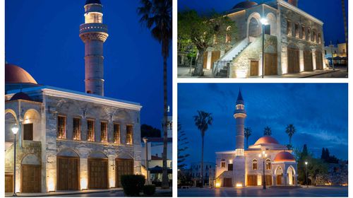 Bακούφ Κω: Φωταγωγήθηκε το Τέμενος Ντεφτερντάρ στην Πλ. Ελευθερίας Κω