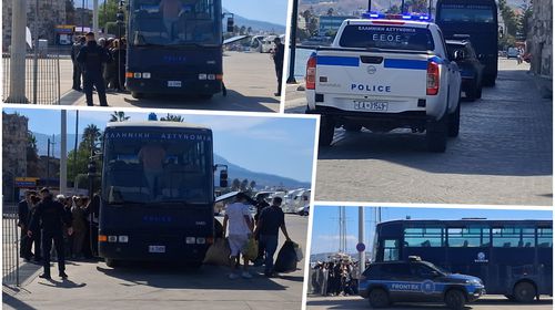 Άλλοι 100 μετανάστες μεταφέρθηκαν από την Κρήτη στην Κω
