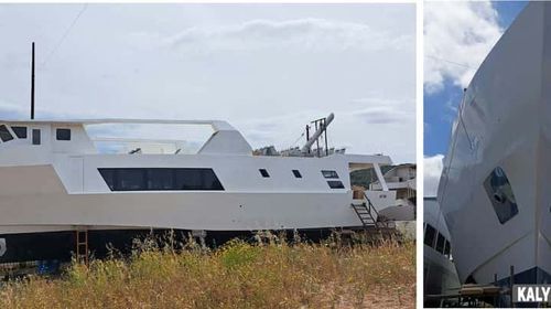 Στην τελική ευθεία η καθέλκυση του νέου σκάφους της ΑΝΕ Καλύμνου – Αντικαθιστά το “ΚΑΛΥΜΝΟΣ ΣΤΑΡ” μετά από 5,5 και πλέον χρόνια
