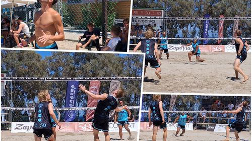 Συνεχίζεται η δράση στο 1ο Διεθνές Open World Tournament Footvolley Κω
