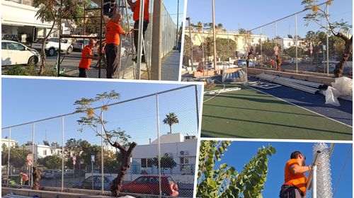 Αλλαγή περίφραξης στην παιδική χαρά Πασσανικολάκη