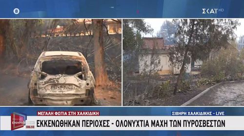 Χαλκιδική: Στάχτη και αποκαΐδια άφησε η φωτιά – Μάχη να σβήσουν και οι τελευταίες διάσπαρτες εστίες