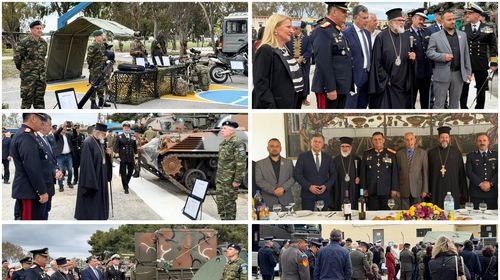 Με επισημότητα και θρησκευτική ευλάβεια ο εορτασμός του Αγίου Γεωργίου στο στρατόπεδο 543 Μ/Κ ΤΕ στην Αντιμάχεια