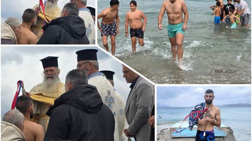 Με λαμπρότητα ο εορτασμός των Θεοφανίων στο Μαρμάρι – Ο Γιώργος Διαμαντής έπιασε τον Σταυρό