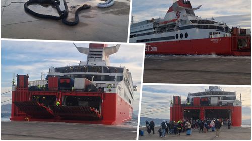 Αναμέτρηση με τα μποφόρ για το Superfast στο λιμάνι της Κω
