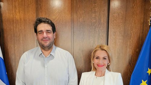 Συνάντηση της Μ. Ιατρίδη με τον Υπ. Εσωτερικών Θ. Λιβάνιο για τη λειτουργία και στελέχωση των κοινωνικών δομών των Δήμων