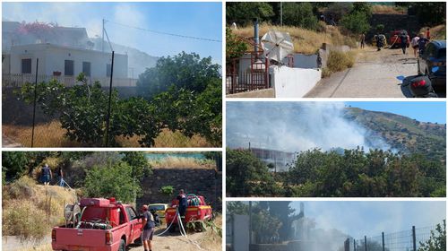 Νίσυρος: Άμεση κατάσβεση πυρκαγιάς στους Πάλους – Κινητοποιήθηκαν πολίτες και εθελοντές
