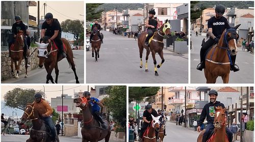 Συνεχίζονται οι "προβες" για την παρέλαση αλόγων στο Πυλί 