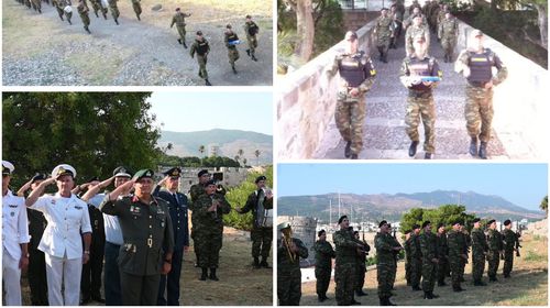 Επίσημη έπαρση και υποστολή της σημαίας στο Κάστρο της Νεραντζιάς