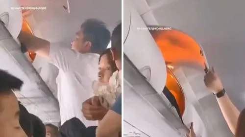 Σκηνές τρόμου σε πτήση στην Κίνα: Power bank έσκασε μέσα στο ντουλάπι αεροπλάνου μετά την προσγείωση