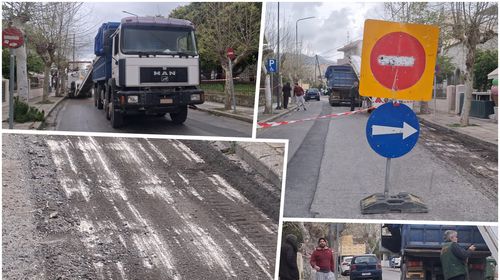 Ξεκίνησαν οι εργασίες ασφαλτοστρωσης στην οδό Μ. Αλεξάνδρου (φωτό - βίντεο)