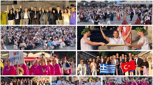 Η Πλατεία Ελευθερίας στην Κω γέμισε με μηνύματα ενότητας και φιλίας