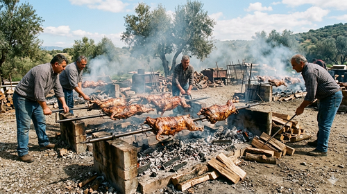 Παραδοσιακό Πάσχα με αρνιά και μουσική στην Πλ. Ελευθερίας Κω (την Δευτέρα του Πάσχα)