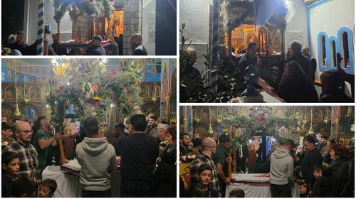 Με κατάνυξη η περιφορά του Επιταφίου στο παραθαλάσσιο χωριό των Πάλων στη Νίσυρο