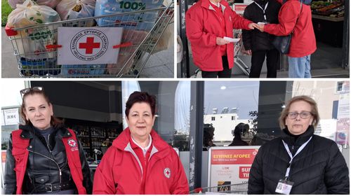 Συγκέντρωση τροφίμων για οικογένειες της Κω από τον Ερυθρό Σταυρό Κω