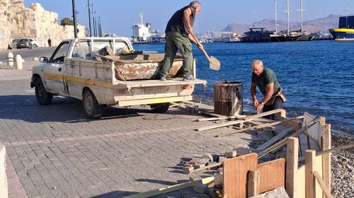 Παρεμβάσεις στο παραλιακό μέτωπο απέναντι από το Επαρχείο 